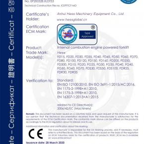 CE Certificate