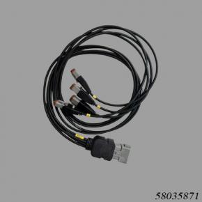 KoneCranes Reach Stacker 58035871 Wiring Harness ELME Spreader 836211 Wire Harness